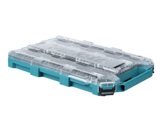 Makita MAKTRAK Organizer flat M, tool box blue/transparent, transparent lid Instrumentu kastes