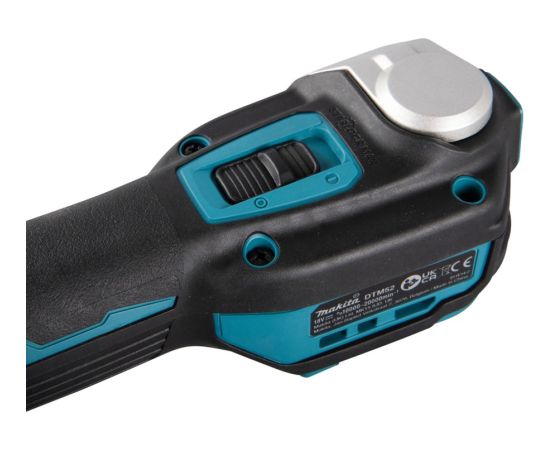 Makita DTM52ZJX2 cordless multi-tool, 18V + 33-piece accessories, blue/black, without battery and charger Мультипилы