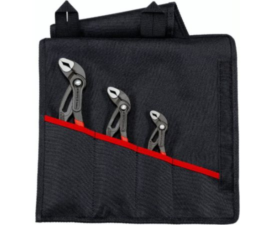 KNIPEX Cobra pliers set, 3-piece red, serrated grips, integrated pinch protection Новинки Для дома и сада 