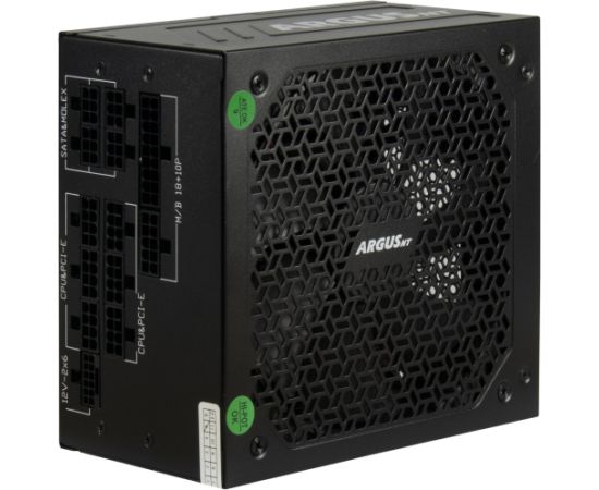 Inter-Tech HA-1000BA4, PC power supply black, 1x 12-pin high power GPU, 3x PCIe, cable management, 1000 watts Datoru barošanas bloki