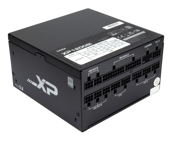 Inter-Tech SAMA XPH-1200A, PC power supply 1x 12 pin high power GPU, 3x PCIe, cable management, 1200 watts Datoru barošanas bloki
