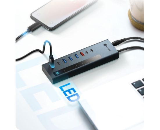 Raidsonic ICY BOX IB-HUB1743-CPD, USB hub anthracite Usb HUB