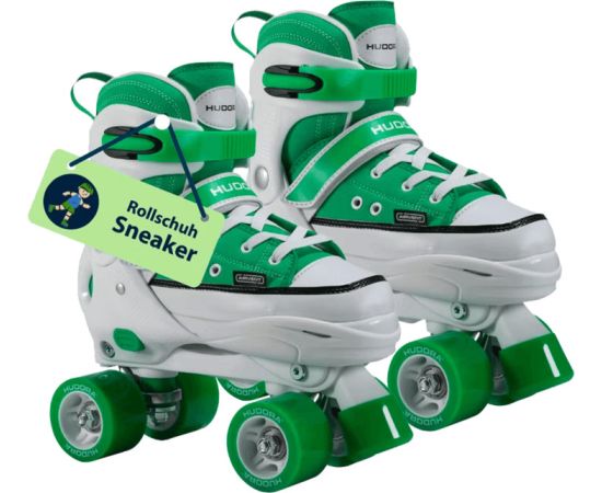 HUDORA Roller Skates size 36-39, roller skates green/white, sneaker look Велосипеды