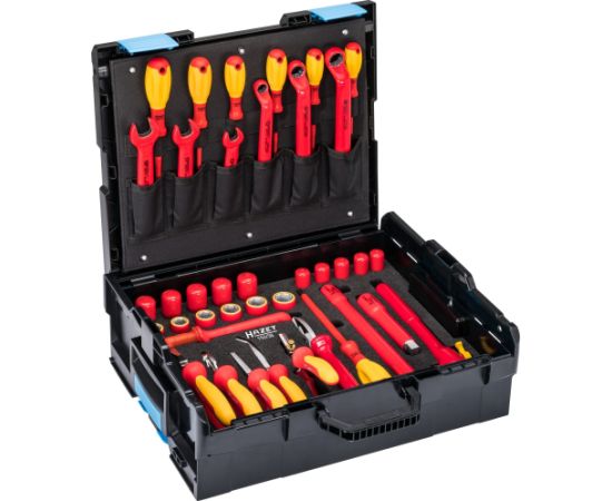 Hazet tool set 150/39 high-voltage, VDE insulated, 39-piece red/yellow, 1/2", in L-BOXX Новинки Для дома и сада 