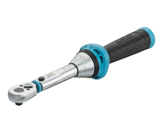 Hazet torque wrench 5107-3CT, 1/4" blue/black, reversible ratchet Новинки Для дома и сада 