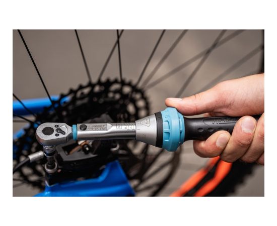 Hazet torque wrench 5107-3CT, 1/4" blue/black, reversible ratchet Новинки Для дома и сада 
