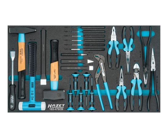 Hazet Universal Set 163-479/26, Size 4/3+, 26-piece tool set Новинки Для дома и сада 