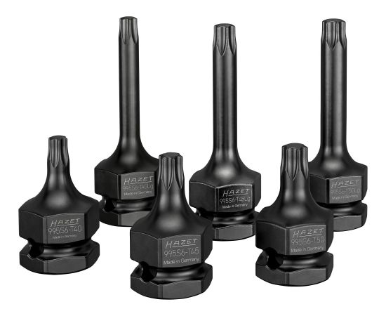 Hazet impact socket set 995S6/6 6-piece, for impact and power screwdrivers Новинки Для дома и сада 