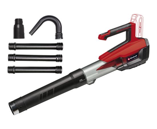 EINHELL Professional Cordless Leaf Blower GP-LB 18/200 LI red/black, 1x Li-Ion battery 4.0 Ah Plus, with gutter cleaning set Новинки Для дома и сада 