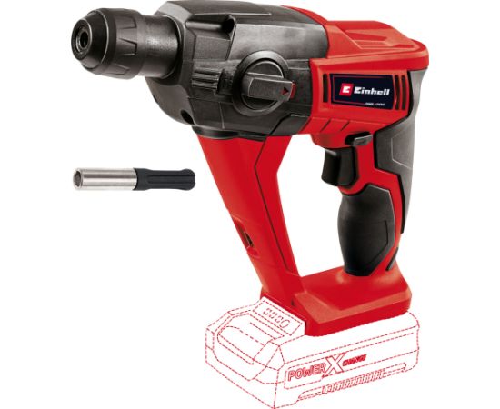 EINHELL Power X-Change cordless hammer drill TE-HD 18 Li, 18 Volt red/black, Li-Ion battery 4.0 Ah Plus, with drill and chisel set Новинки Для дома и сада 