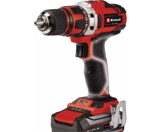 EINHELL Cordless Drill/Driver TE-CD 18/40 Li, 18 Volt red/black, 1x Li-Ion battery 2.5Ah, with 34-piece bit set Новинки Для дома и сада 