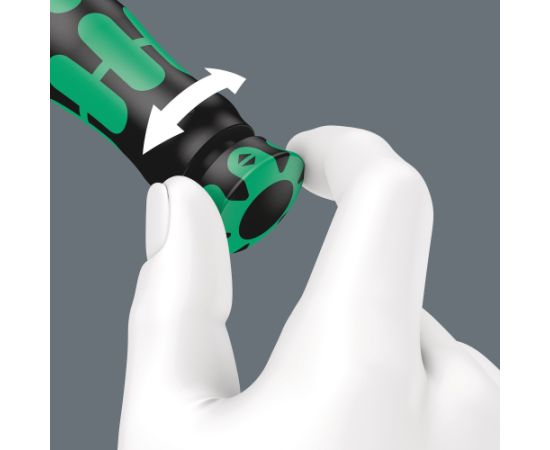 Wera torque wrench with push-through square drive Click-Torque Lock A 6 R/L black/green, 1/4" bit drive, 2.5 to 25 Nm Новинки Для дома и сада 