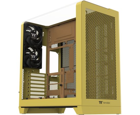 Thermaltake View 390 Air, tower case yellow, tempered glass Datoru korpusi