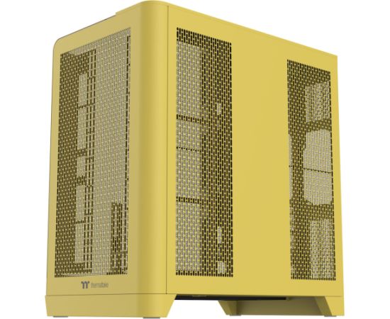 Thermaltake View 390 Air, tower case yellow, tempered glass Datoru korpusi