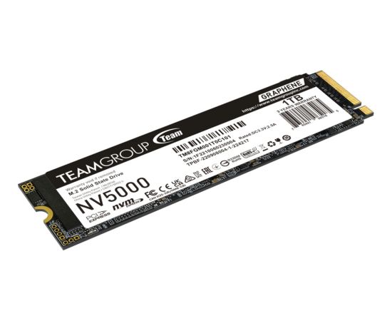 Team Group NV5000 1 TB SSD PCIe 4.0 x4 NVMe | M.2 2280 | Graphene Heatsink HDD Iekšējie cietie diski