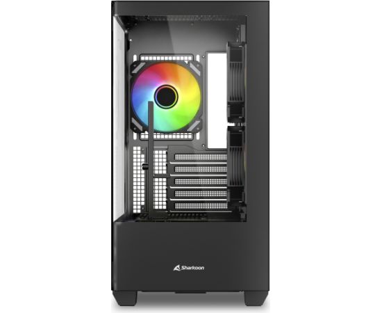 Sharkoon ELITE SHARK CM100 , Tower case black, Tempered Glass x 2 Datoru korpusi