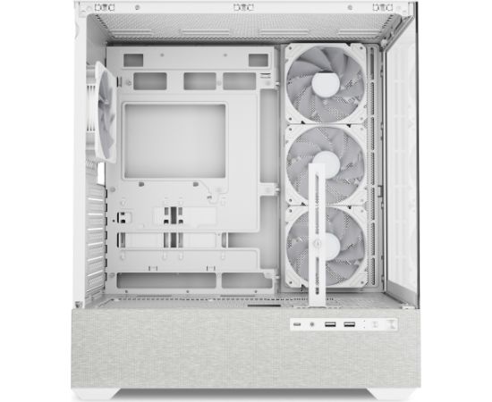 Sharkoon AK7 ARGB, tower case white, tempered glass x 2 Datoru korpusi