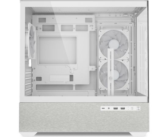 Sharkoon MK7 ARGB, tower case white, tempered glass x 2 Datoru korpusi