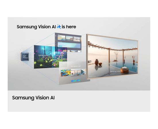 SAMSUNG GQ55LS03FAUXZG The Frame, QLED TV - 55 - black, UltraHD/4K, Vision AI, interchangeable frames, One Connect Box, 100Hz panel Телевизоры