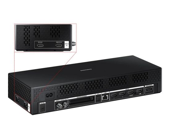 SAMSUNG GQ55LS03FAUXZG The Frame, QLED TV - 55 - black, UltraHD/4K, Vision AI, interchangeable frames, One Connect Box, 100Hz panel Телевизоры