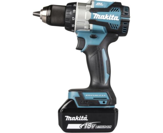Makita cordless combo kit DLX2533TJ, cordless drill DDF489Z + cordless impact wrench DTW300Z, 18 volt blue/black, 2x Li-ion battery 5.0 Ah, MAKPAC Наборы электроинструментов