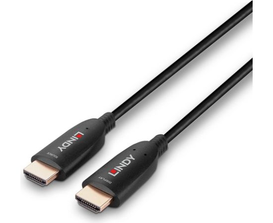 Lindy Fibre Optic Hybrid HDMI 2.1 8K60 Cable Black, 20 Meters, AOC Cable Dažādi vadi