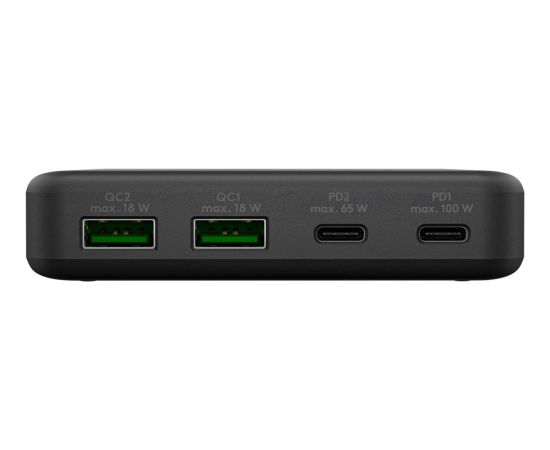 goobay USB-C multiport desktop charger, PD, GaN, 100 watts, black, 2x USB-C, 2x USB-A, Power Delivery, QuickCharge 3.0 Новинки Компьютерная техника