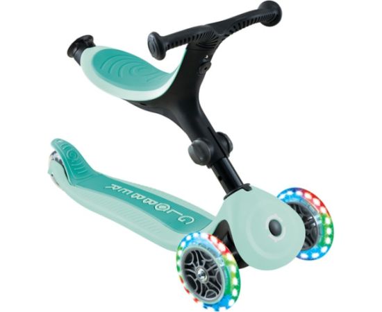 GLOBBER Go-Up Active Lights 360, scooter green/mint Велосипеды