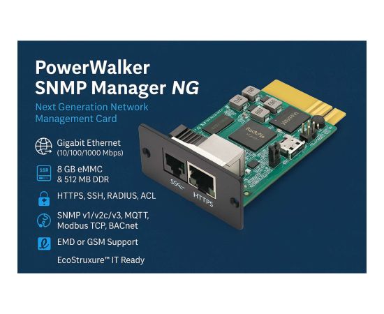 BlueWalker SNMP Manager NG, LAN adapter Wi-fi Adapteri