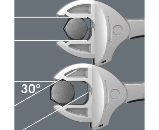 Wera 6006 Joker M / L self-adjusting double open-end wrench, wrench sizes 13 - 19mm and 1/2" - 3/4" Новинки Для дома и сада 