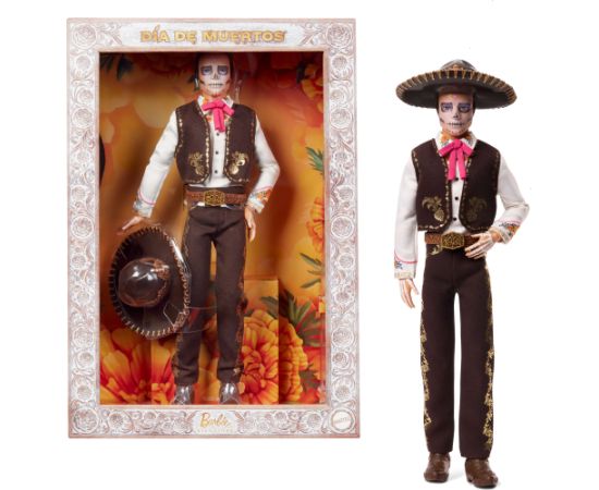 Mattel Barbie Barbie Signature Dia De Muertos 2025 - Ken doll with suit and sombrero Lelles