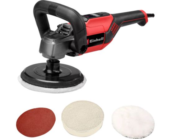 EINHELL polishing and sanding machine CC-PO 1100/150 CE red/black, 1,100 watts, sanding disc O 150 mm Новинки Для дома и сада 
