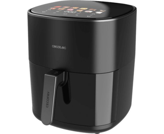 Cecotec Cecofry&Grill Duoheat 6500 black air fryer, 2,200 watts, 6.5 liter basket, with viewing window, double heating element Taukvāres katli