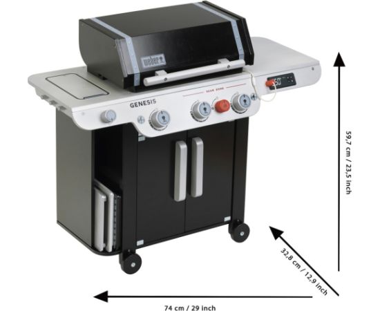 Theo Klein Weber Genesis Grill made of wood (MDF), play kitchen black/grey Новости - Детские товары