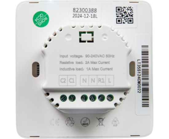 Shelly LinkedGo smart heating thermostat (floor) white/black Новинки Компьютерная техника