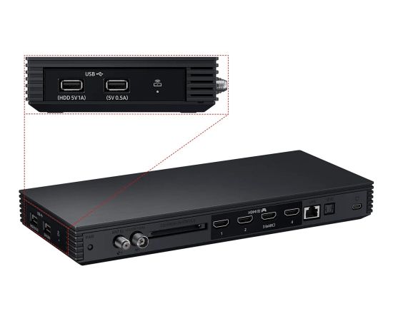 SAMSUNG GQ65LS03FWUXZG The Frame Pro, QLED TV - 65 - black, UltraHD/4K, Mini-LED, interchangeable frames, Wireless One Connect Box, 100Hz panel Телевизоры