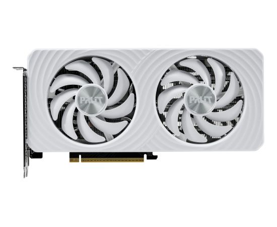 Palit GeForce RTX 5060 OC WHITE 8GB, graphics card DLSS 4, 3x DisplayPort, 1x HDMI 2.1 Видеокарты