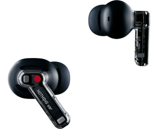 Nothing Ear, headphones black, ANC, HI-RES audio with LHDC 5.0, wireless charging Austiņas