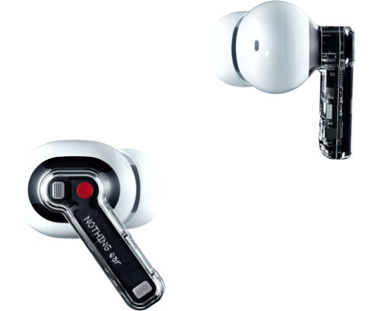 Nothing Ear, headphones white, ANC, HI-RES audio with LHDC 5.0, wireless charging Austiņas