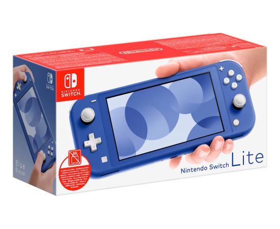 Nintendo Switch Lite (without power adapter), game console blue Игровые приставки