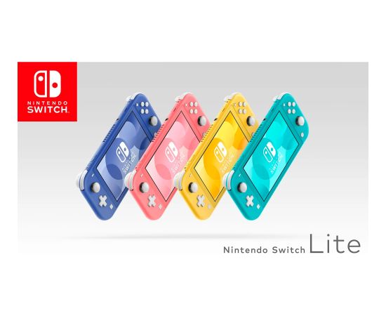 Nintendo Switch Lite (without power adapter), game console blue Игровые приставки