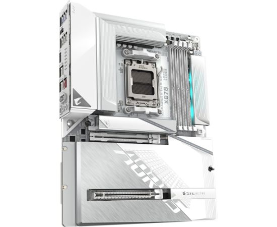 GigaByte X870 A STEALTH ICE (silver/white) - Socket AM5 motherboard Mātes plates