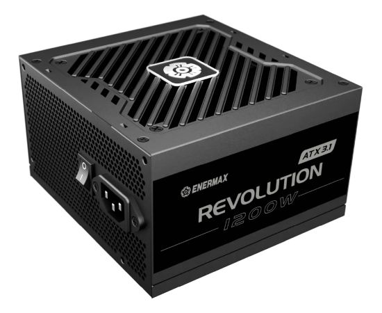 Enermax REVOLUTION ATX 3.1 1200W, PC power supply black, 1200 Watts Datoru barošanas bloki