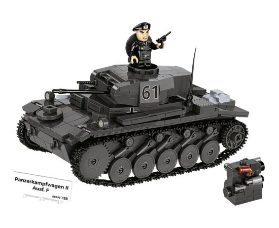 COBI Panzerkampfwagen II Ausf. F, construction toy, scale 1:28 Конструкторы