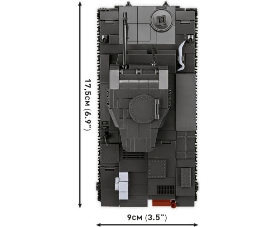 COBI Panzerkampfwagen II Ausf. F, construction toy, scale 1:28 Конструкторы