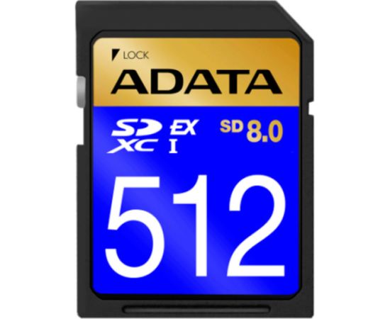 ADATA Premier Extreme SDXC SD8.0 512 GB, memory card black, SD Express, UHS-I U3, Class 10, V30 Новинки Компьютерная техника