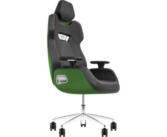 Thermaltake ARGENT E700 Design by Studio FA Porsche, Gaming Chair green/brown, Racing Green Houndstooth Fabric Gaming krēsli