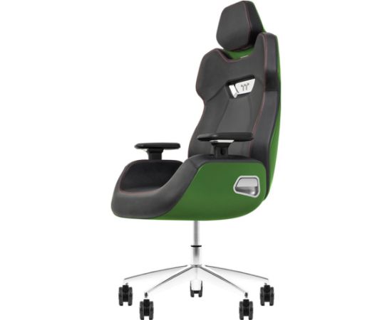 Thermaltake ARGENT E700 Design by Studio FA Porsche, Gaming Chair green/brown, Racing Green Houndstooth Fabric Gaming krēsli