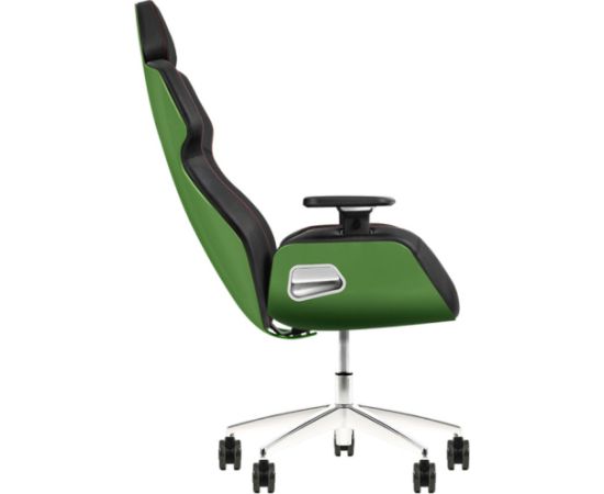 Thermaltake ARGENT E700 Design by Studio FA Porsche, Gaming Chair green/brown, Racing Green Houndstooth Fabric Gaming krēsli