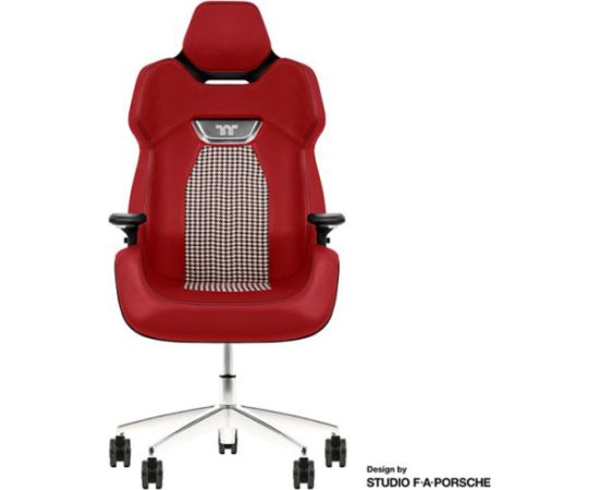 Thermaltake ARGENT E700 Design by Studio FA Porsche, gaming chair red/black, Storm Black Houndstooth Fabric Gaming krēsli